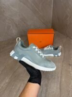 Hermes Bouncing Light Grey Sneakers - Afbeelding 2