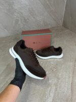 Loro Piana Weekend Walk Sneakers Brown Suede