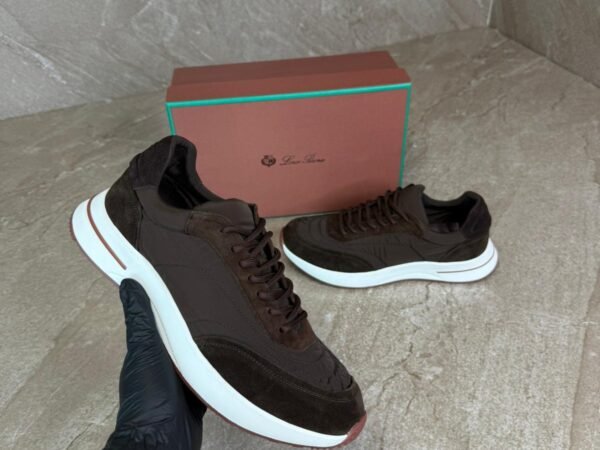 Loro Piana Weekend Walk Sneakers Brown Suede