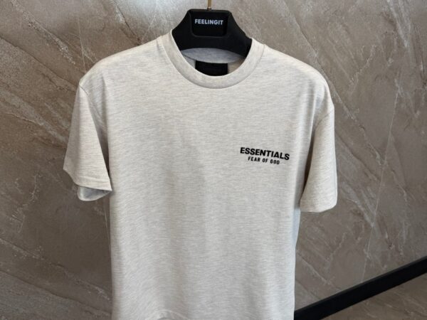Essentials Fear Of  God T-Shirt White - Grey