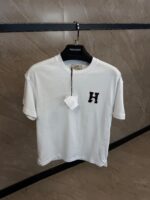 Hermes Simpel Logo T-Shirt White