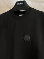 Moncler Black Logo T-Shirt Black - Afbeelding 2