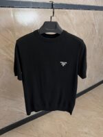 Prada Cotton T-Shirt Black