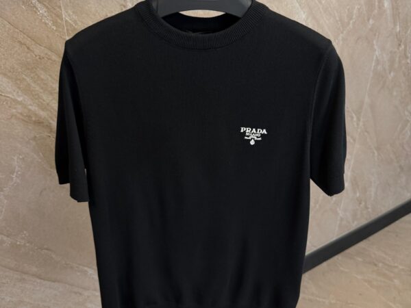 Prada Cotton T-Shirt Black
