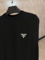Prada Cotton T-Shirt Black - Afbeelding 2