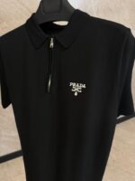 Prada Zipper Polo Black - Afbeelding 2
