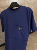 Prada Pocket T-Shirt Navy Blue - Afbeelding 2