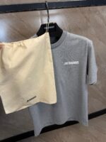 Jacquemus Basic Logo T-Shirt Grey - Afbeelding 2