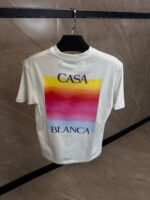 Casablanca Fade Logo T-Shirt White - Afbeelding 2