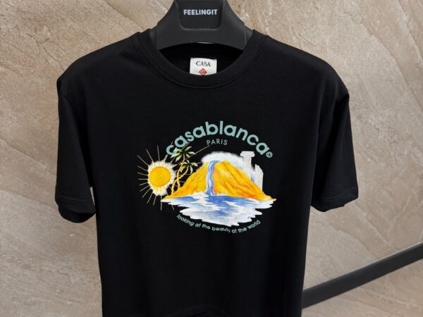 Casablanca World T-Shirt Black