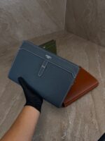 Hermes Clutch Buckle Bag Blue