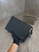 Gucci BlackTrim Medium Pouch