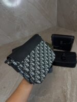 Dior Saddle Messenger Bag Grey-Black - Afbeelding 2