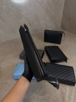 Louis Vuitton Takeoff Pouch LV Aerogram Black - Afbeelding 2