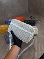 Goyard Cap Vert PM Bag White