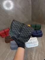 Goyard Belvedere PM Small Messenger Bag Black