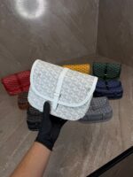 Goyard Belvedere PM Small Messenger Bag White