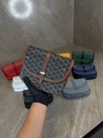 Goyard Belvedere PM Small Messenger Bag Brown