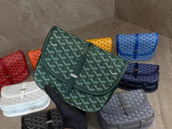 Goyard Belvedere PM Small Messenger Bag Green