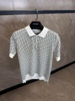 Dior Oblique Polo Shirt White