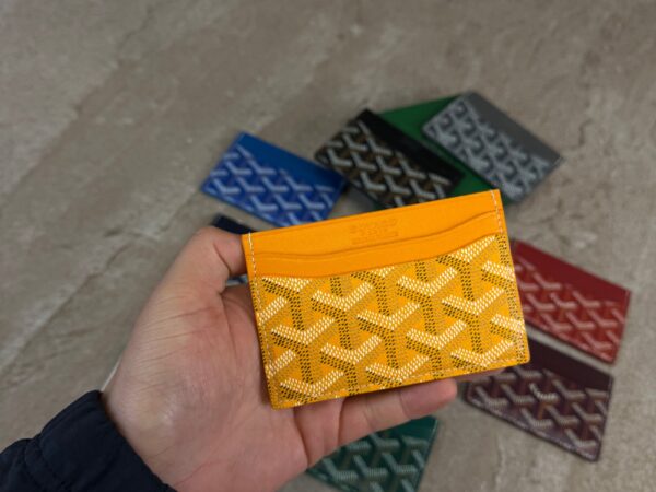 Goyard Saint Sulpice Card Holder Yellow