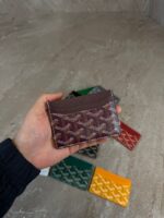 Goyard Saint Sulpice Card Holder Burgundy