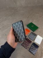 Goyard Bourbon Zipped Card Holder Black - Afbeelding 2