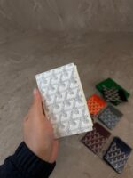 Goyard Bourbon Zipped Card Holder White - Afbeelding 2