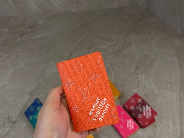 Louis Vuitton Orange Monogram Heritage Pocket Organizer