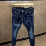 Dsquared2 Blue Jeans, Green-Yellow Label