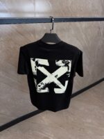 OFF White Print T-Shirt Black - Afbeelding 2