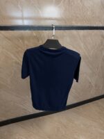 Prada Milano Knit Wear T-Shirt Navy - Afbeelding 2