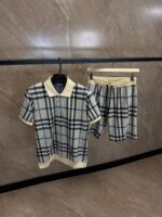 Burrbery Print Summer Set Beige