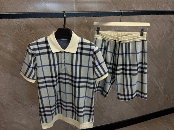 Burrbery Print Summer Set Beige