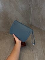 Hermes Kelly depeches 25 pouch Blue - Afbeelding 3