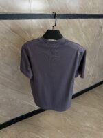 Moncler Black Logo Stripe T-Shirt Purple - Afbeelding 2