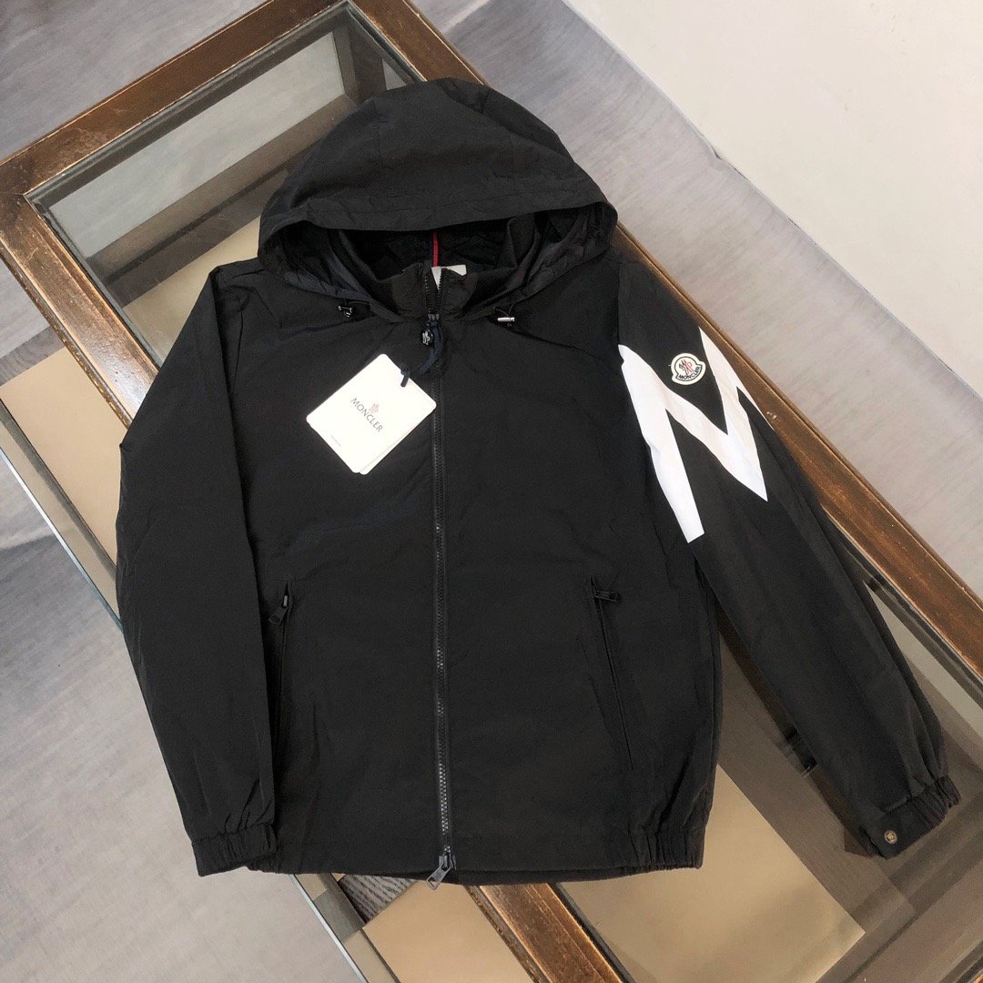 IMG_7269 Moncler Fetuque Black Jacket High Quality + NFC - Afbeelding 1