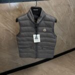 Moncler Gui Down Gilet Bodywarmer Dark Grey