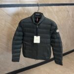 Moncler Acorus Short Down Jacket Dark Green