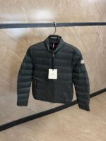 Moncler Acorus Short Down Jacket Dark Green
