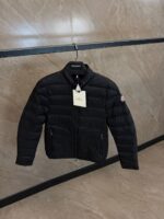 Moncler Acorus Short Down Jacket Black