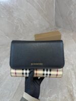 Burberry Haymarket Check Black Small Looxley Crossbody