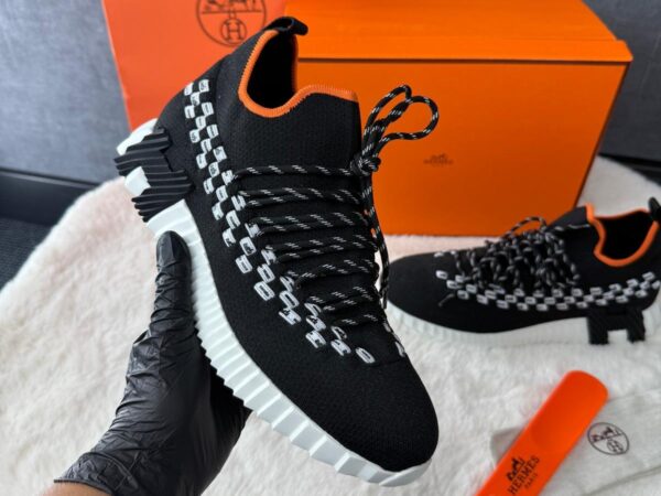 Hermes Flex Slip-On Sneaker Black