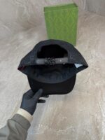 Gucci GG Canvas Baseball Cap Black / Leather - Afbeelding 5