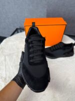 Hermes Bouncing Black on Black Sneakers - Afbeelding 4