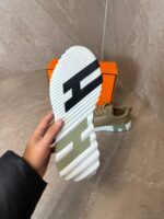 Hermes Bouncing Sneakers Brown Leather - Afbeelding 6