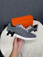 Hermes Bouncing Grey Suede Ribbels - Afbeelding 2