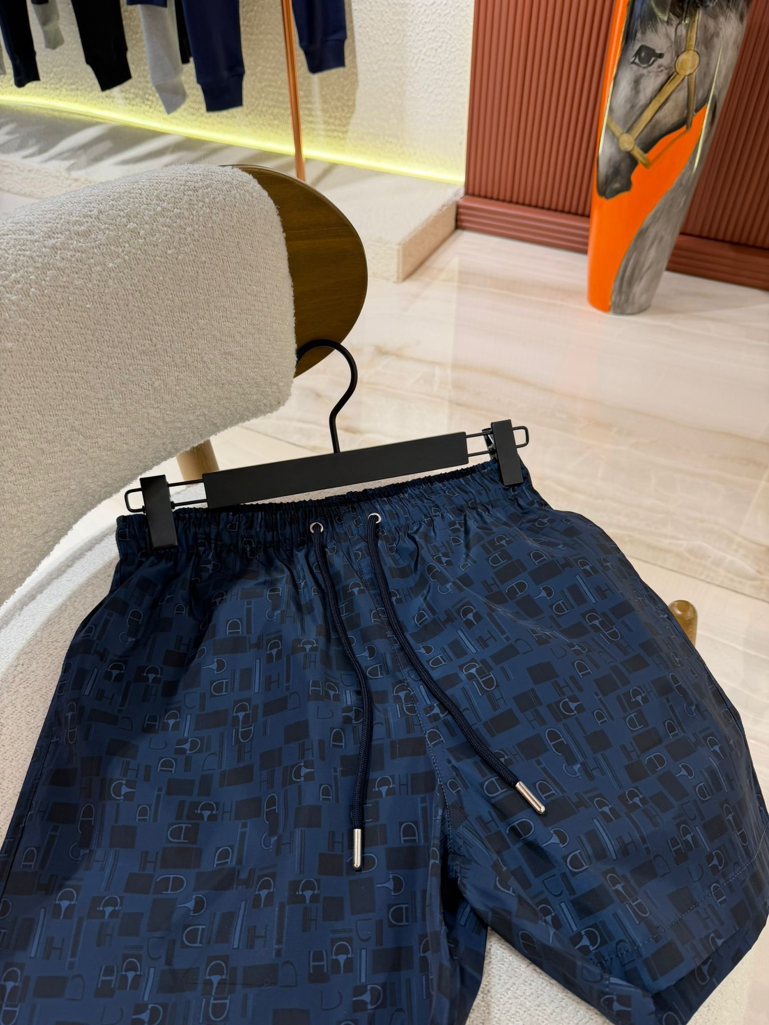 hrms1 (19) Hermes Zwembroek Navy Blue - Afbeelding 1