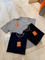Loro Piana Tshirt Randje Grey - Afbeelding 2
