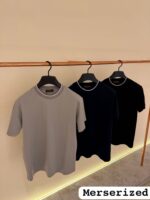 Loro Piana Tshirt Randje Grey - Afbeelding 3